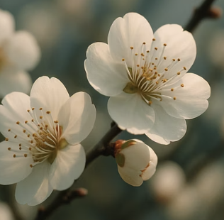 매화 꽃말 고결함과 인내를 상징하며 문학과 예술에서 사랑받는 의미