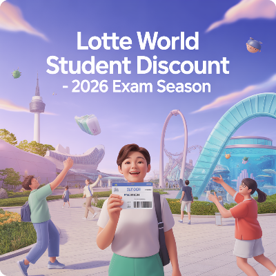 롯데월드 수험생 할인 이벤트|2026 수능 대비 이미지