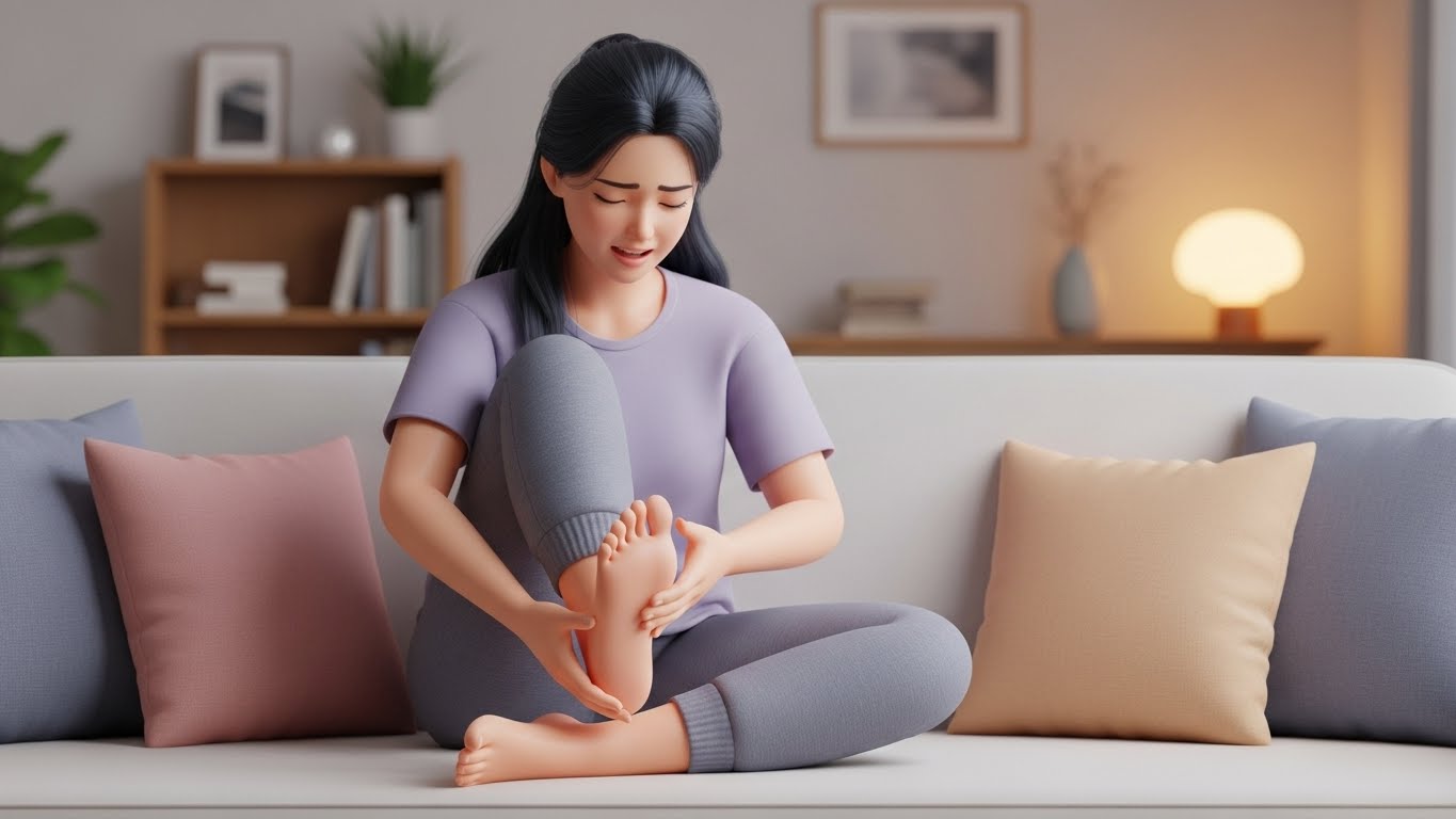 발바닥스트레칭, 족부질환, 자가진단