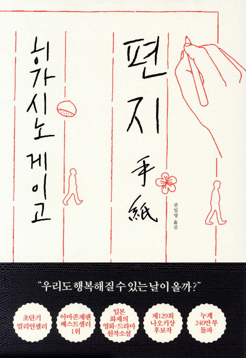 히가시노 게이고의 편지 책 표지