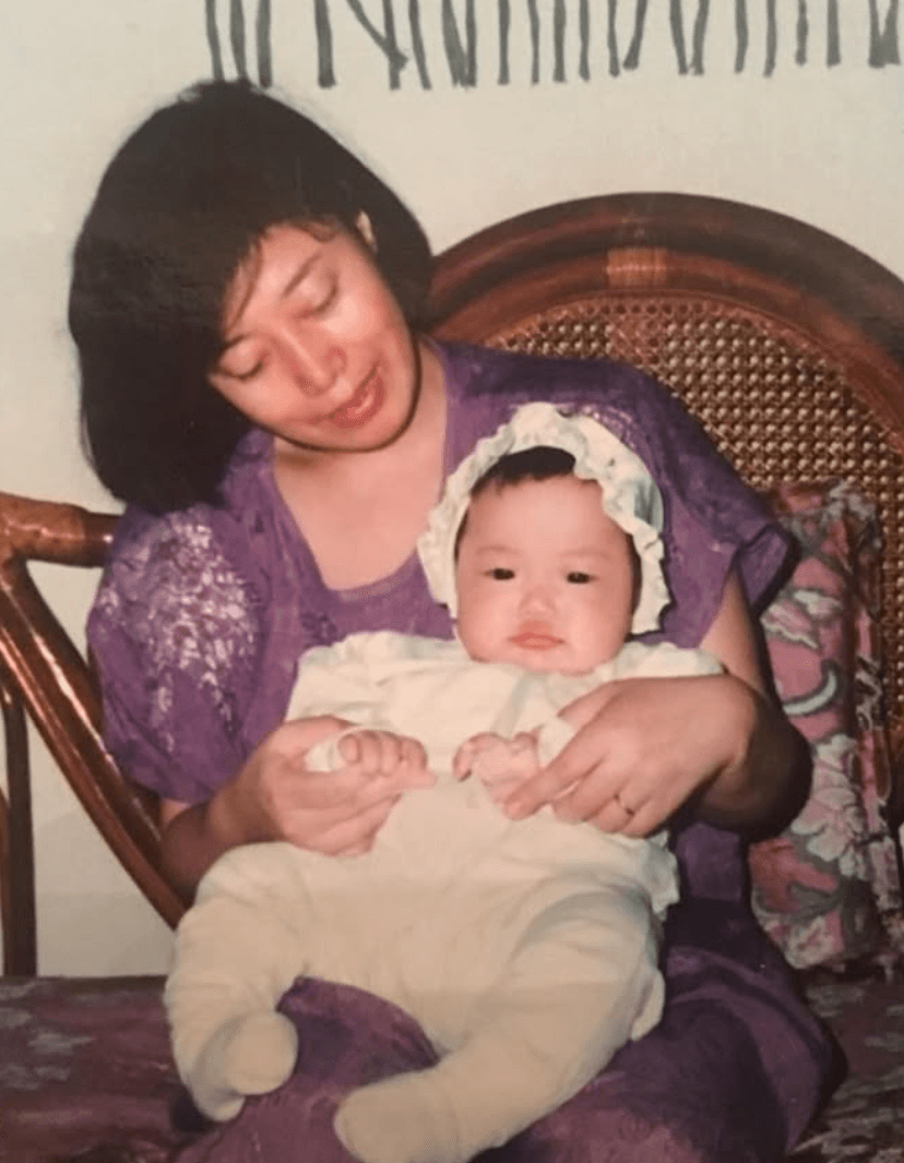 함은정과 어머니