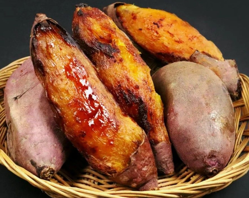 한국의 고구마 요리 군고구마