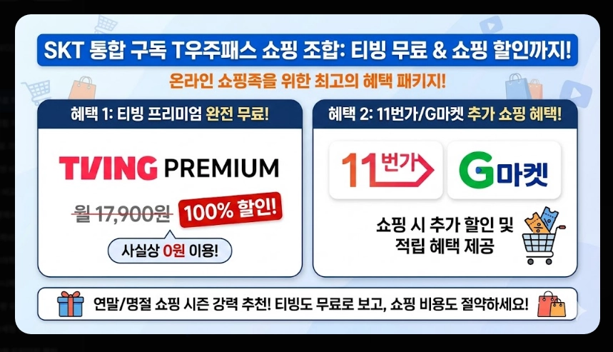 SKT 티빙 무료 이용 완벽 가이드