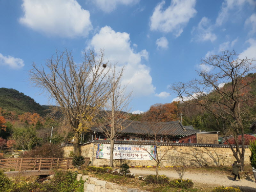 장안사주차장에서찍음