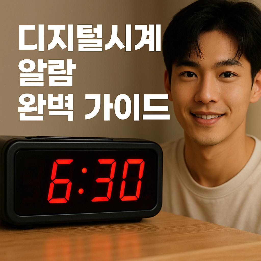 디지털시계 알람 설정 방법, 기초부터 고급 기능까지 A to Z