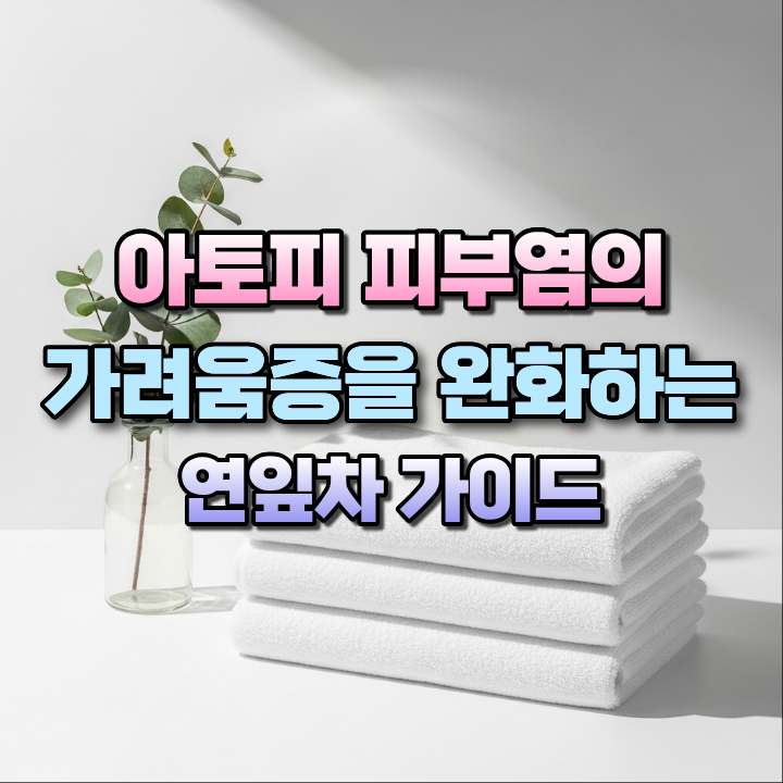 아토피피부염의가려움증을완화하는연잎차가이드