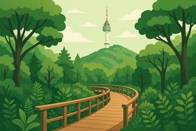 남산 산책로