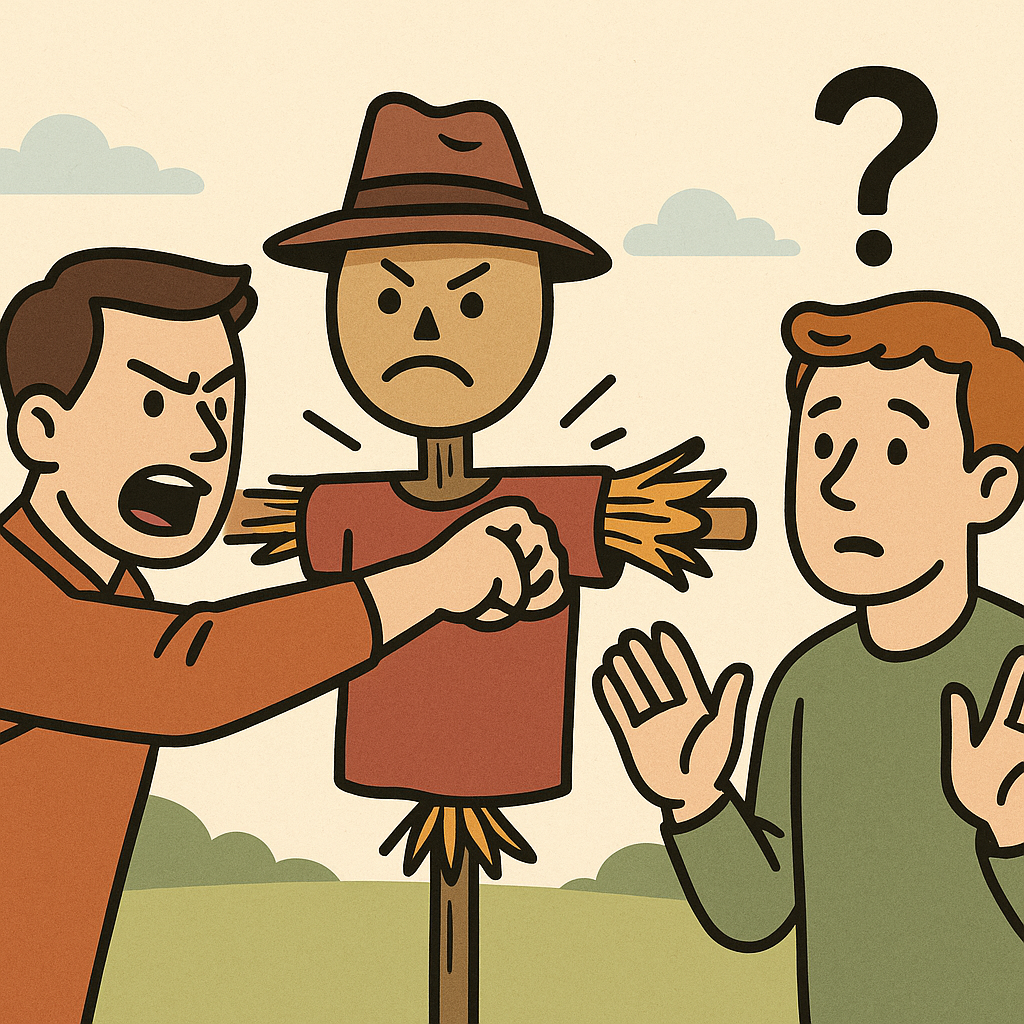 허수아비 때리기 오류