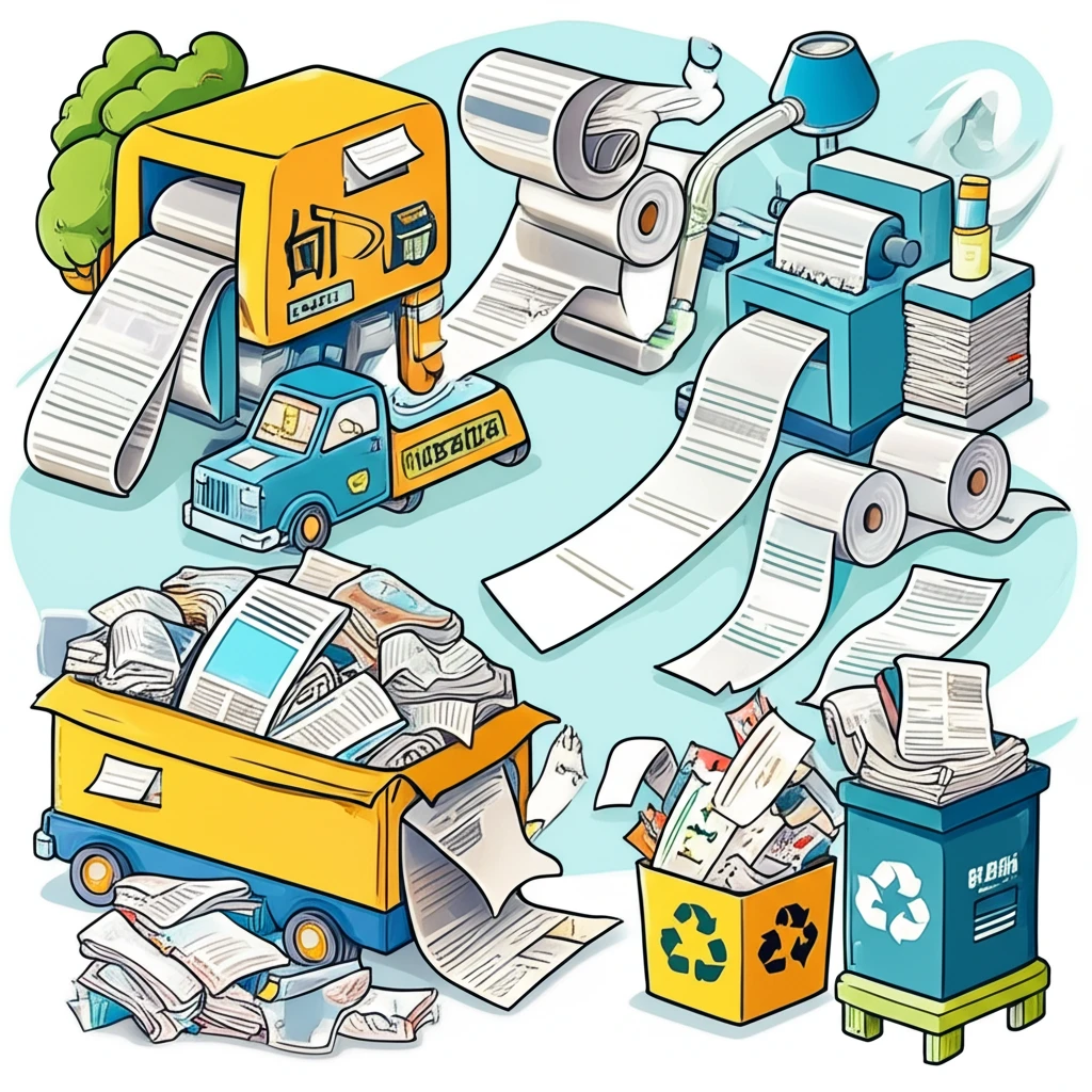 종이 분리수거, 파지 vs 책 종이 ..