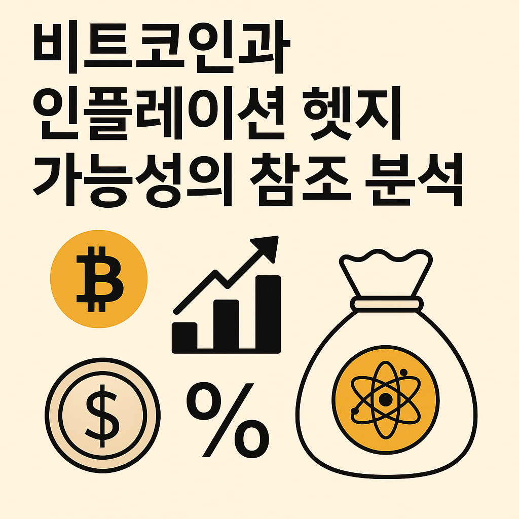 비트코인과 인플레이션 헷지 가능성의 참조 분석