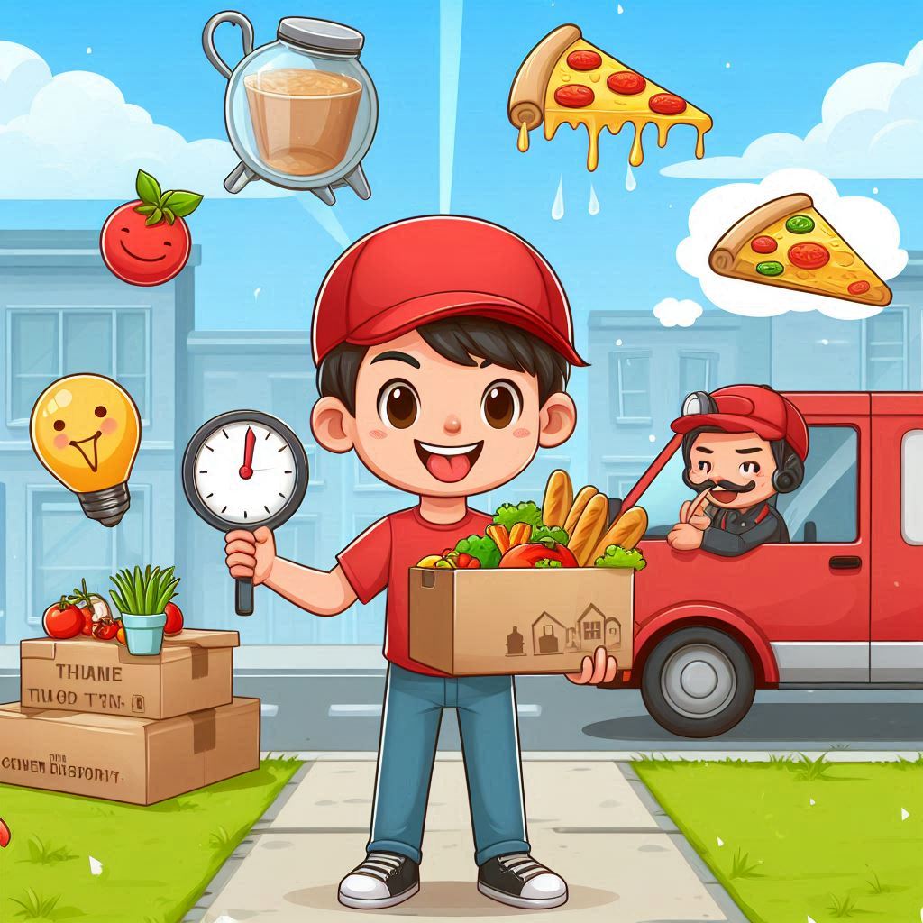 음식 배달과 관련된 표현