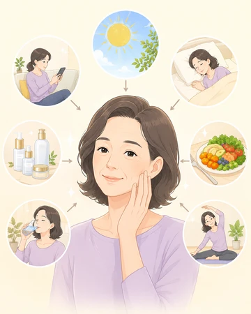 중년피부 변화 원인과 관리 방법5