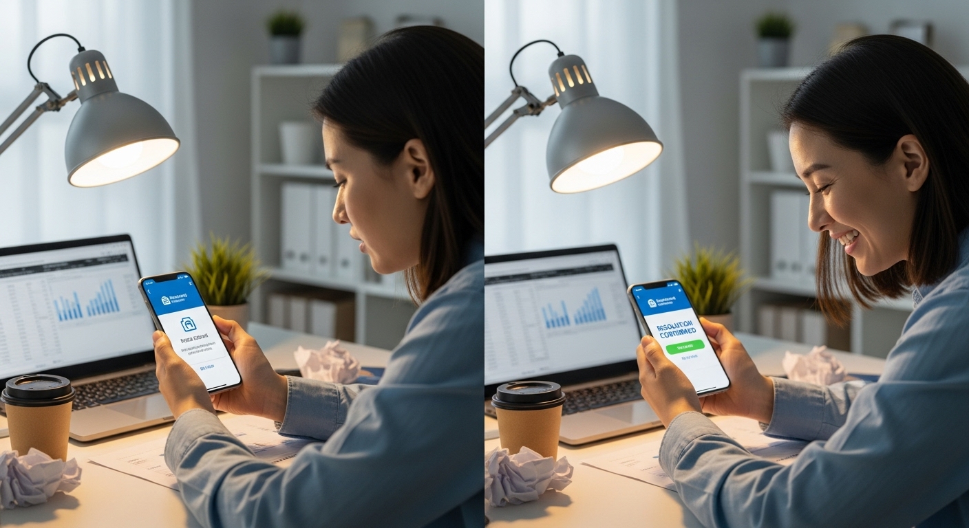 보이스피싱, 계좌동결, 무혐의