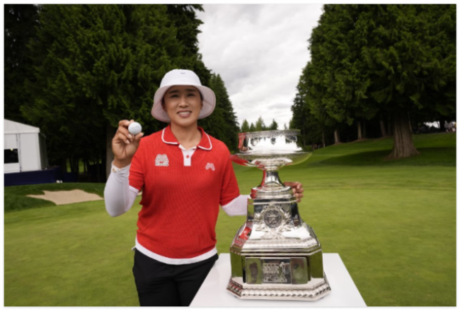 양희영 생애 첫 LPGA 메이저 대회 우승