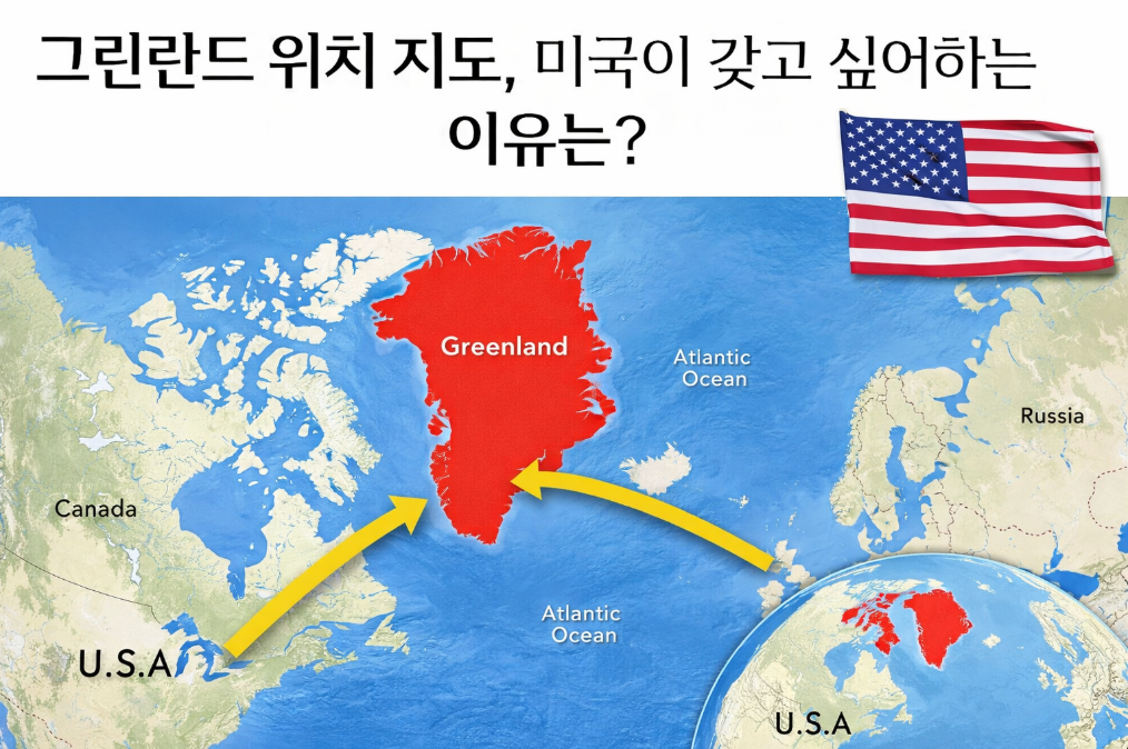 그린란드의 위치와 트럼프가 그린란드를 원하는 진짜 이유 3가지