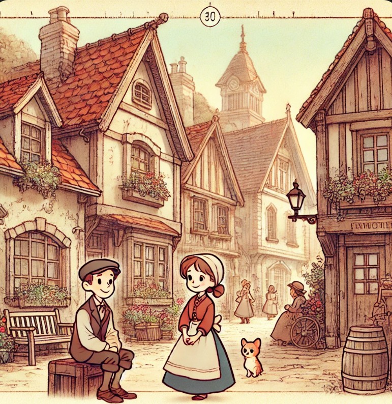 유럽 느낌의 그림