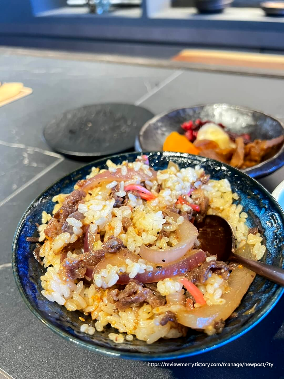 규동 섞은 사진