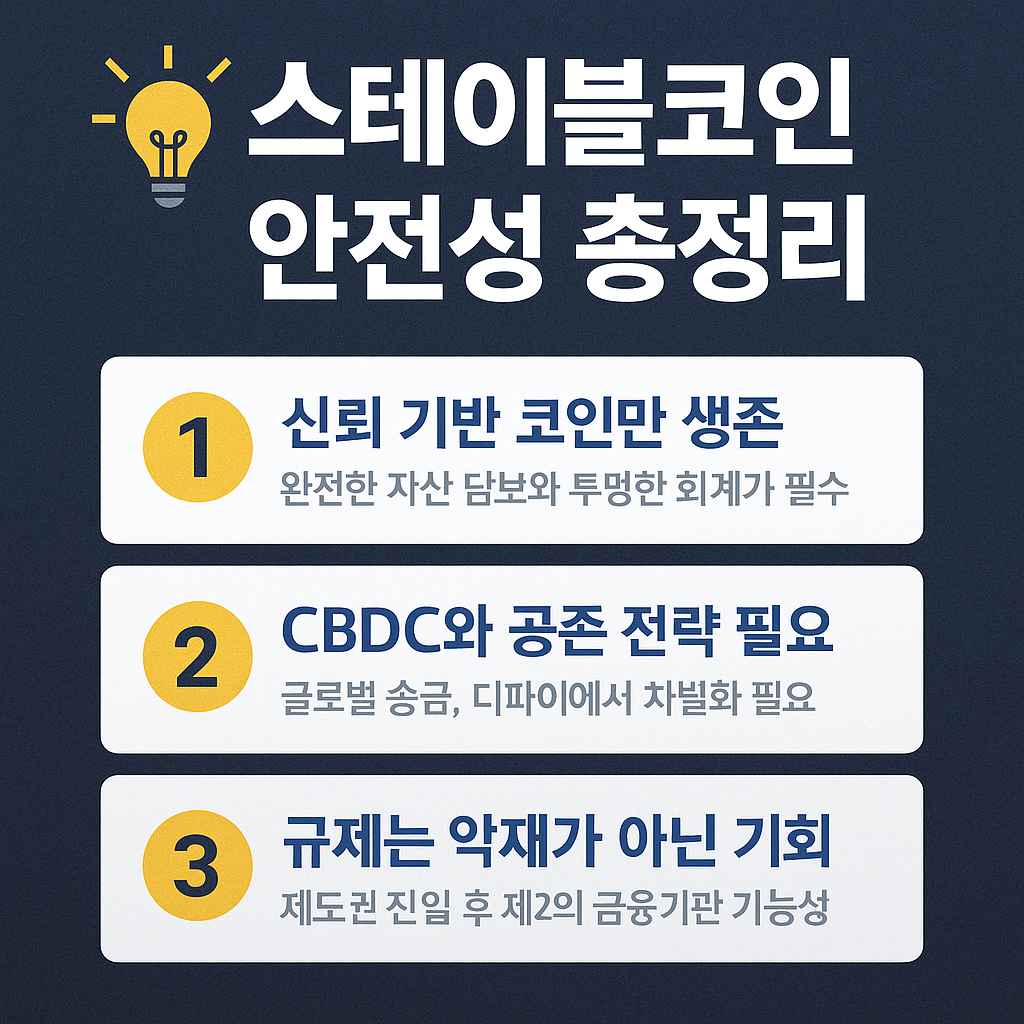 스테이블코인, 진짜 안전할까? 2025년 이슈와 미래전망