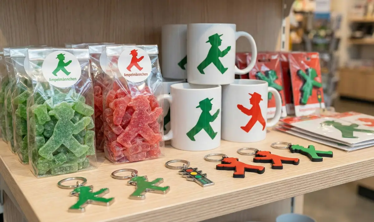 베를린의 상징, 암펠만 굿즈는 놓칠 수 없는 기념품입니다.