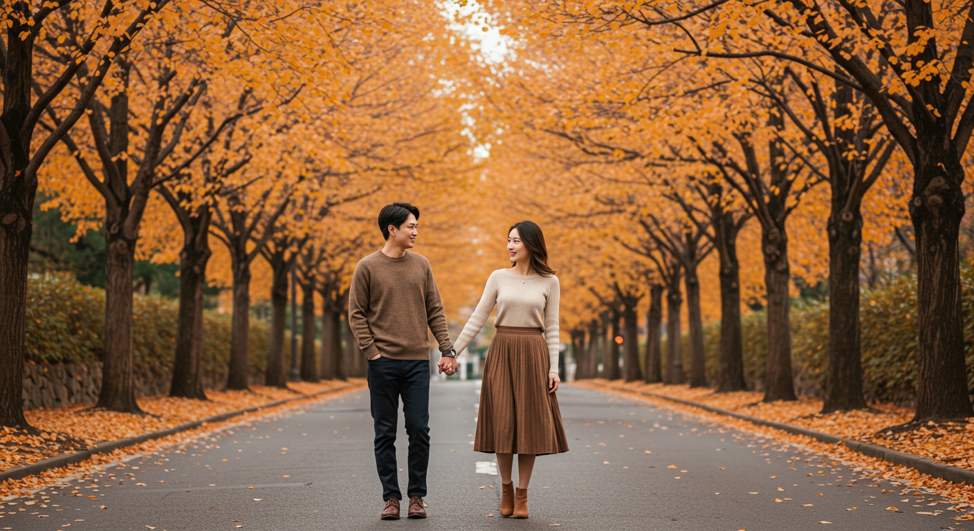 가을 데이트룩 코디