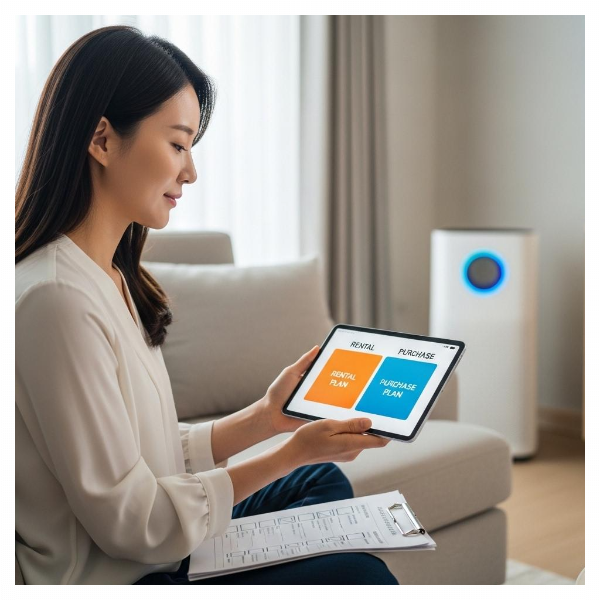 1인가구를 위한 단기 약정 공기청정기 렌털 비교