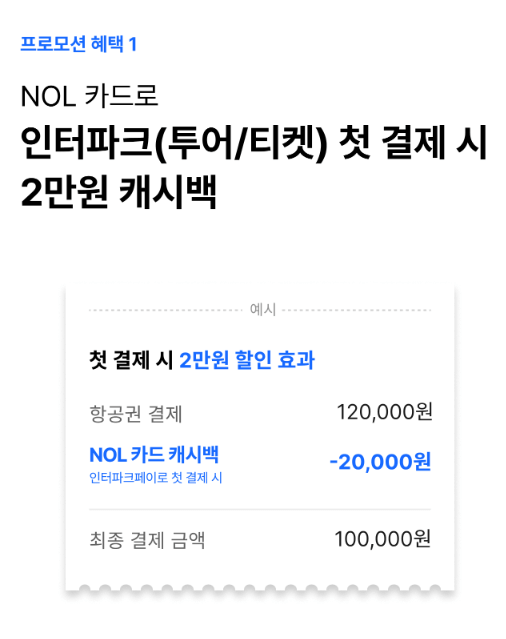 인터파크 티켓 예매시 놀(NOL)카드로 할인 적립 혜택 받기