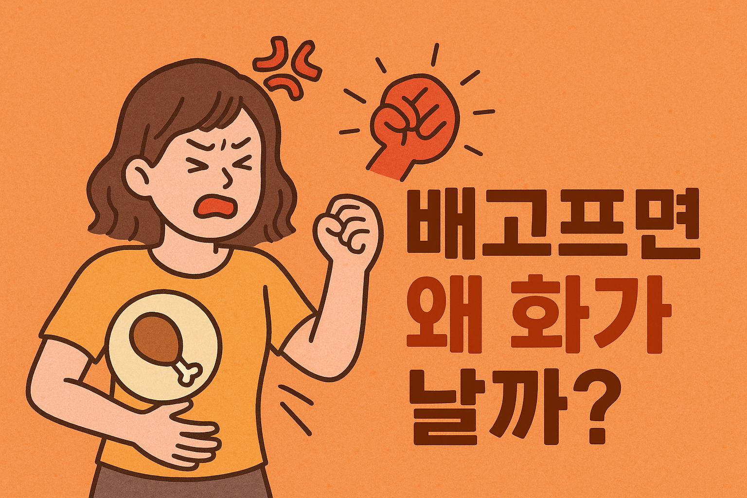 배고프면 화가 나는 이유 썸네일 이미지