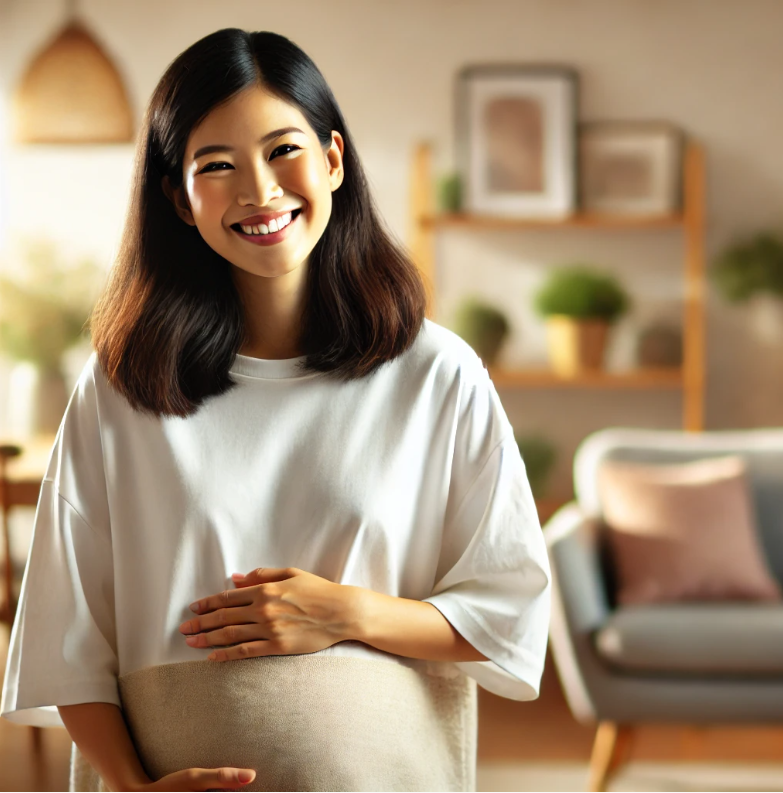 임신한 여성 사진