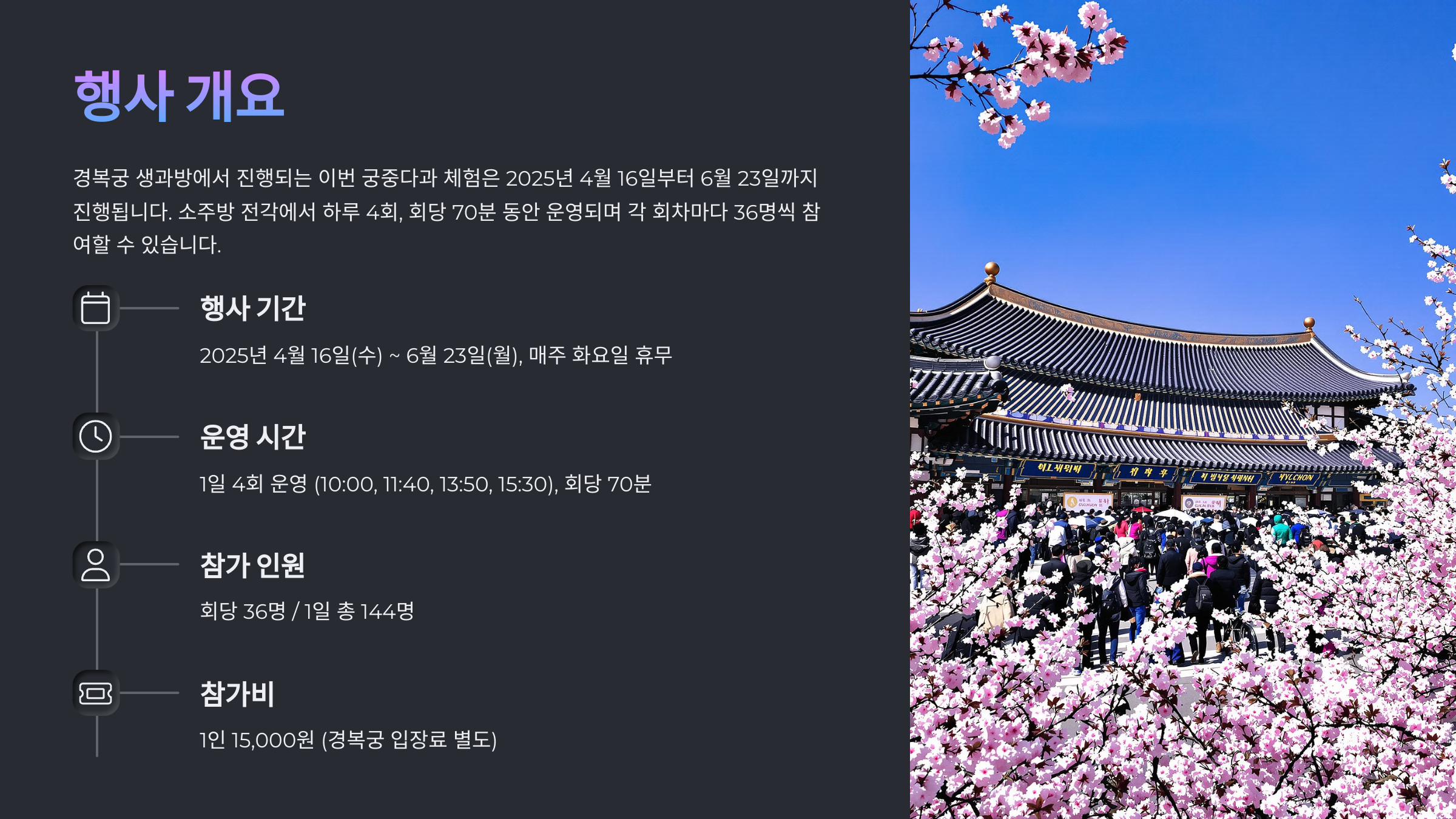 경복궁 생과방 총정리