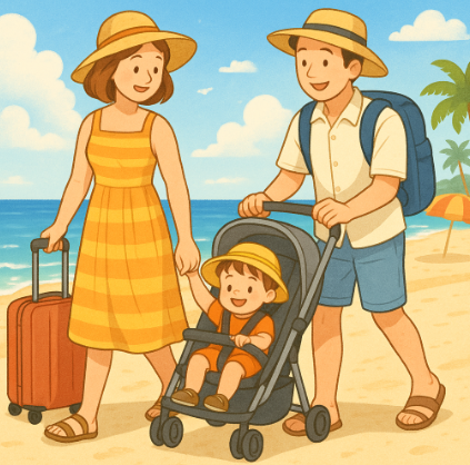 국내 여름휴가지 두돌 아기랑