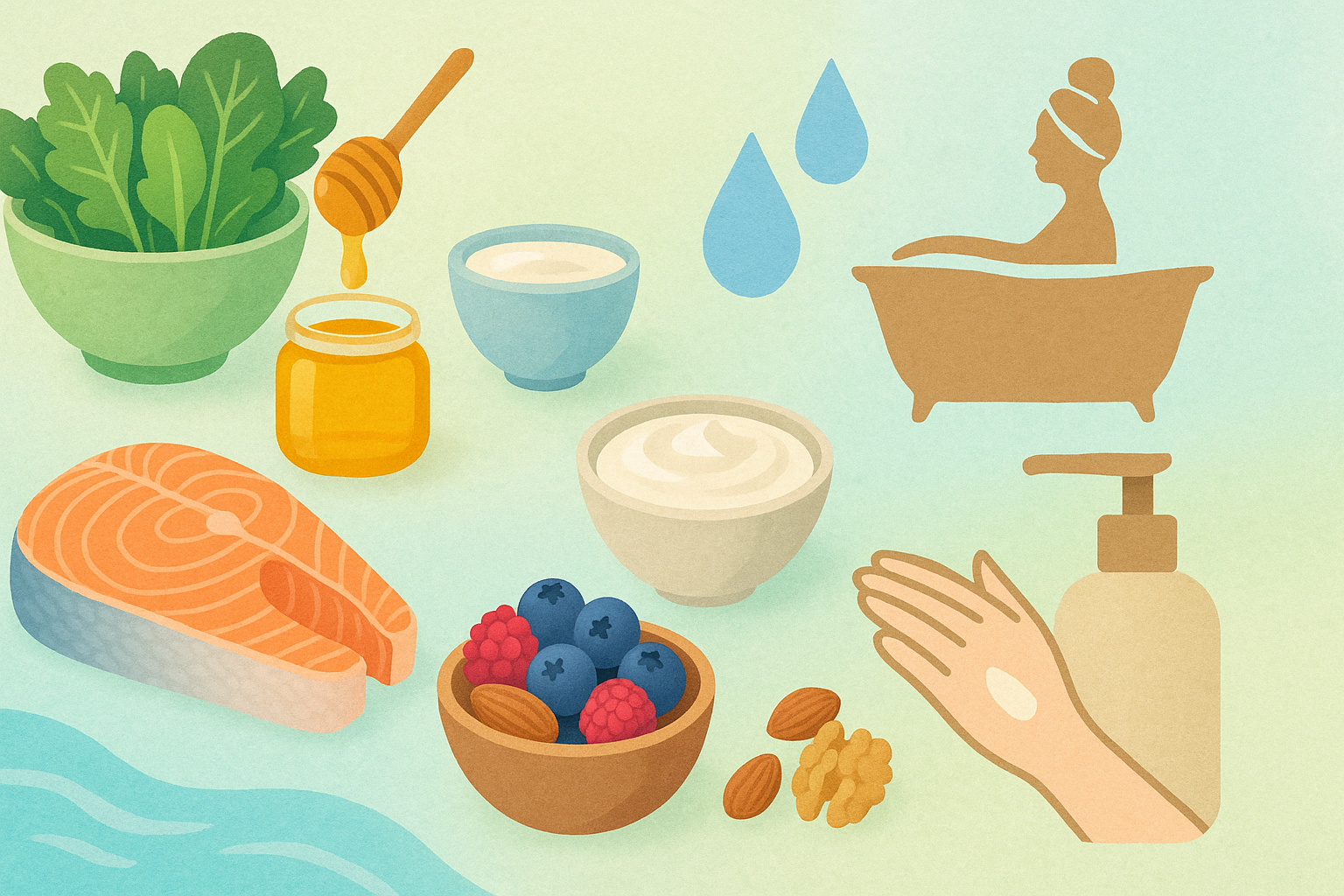 2025년 아토피 피부염 완화 음식과 생활관리법