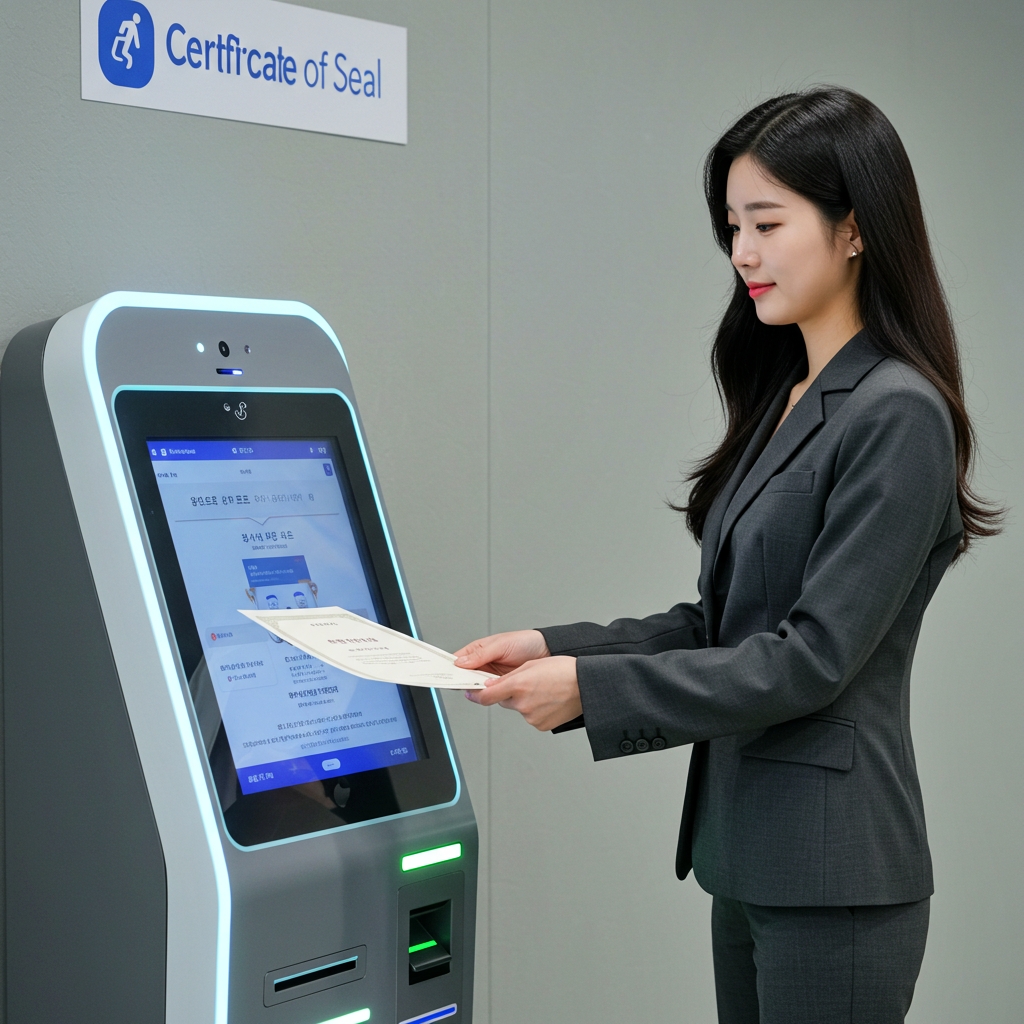 개인인감증명서 발급 관련 사진