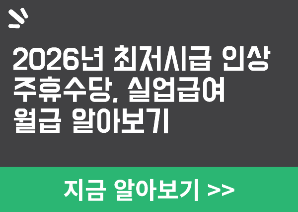 최저시급 인상 주휴수당