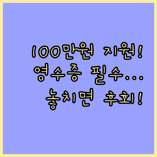 서울시 신혼부부 100만원 지원금, ..