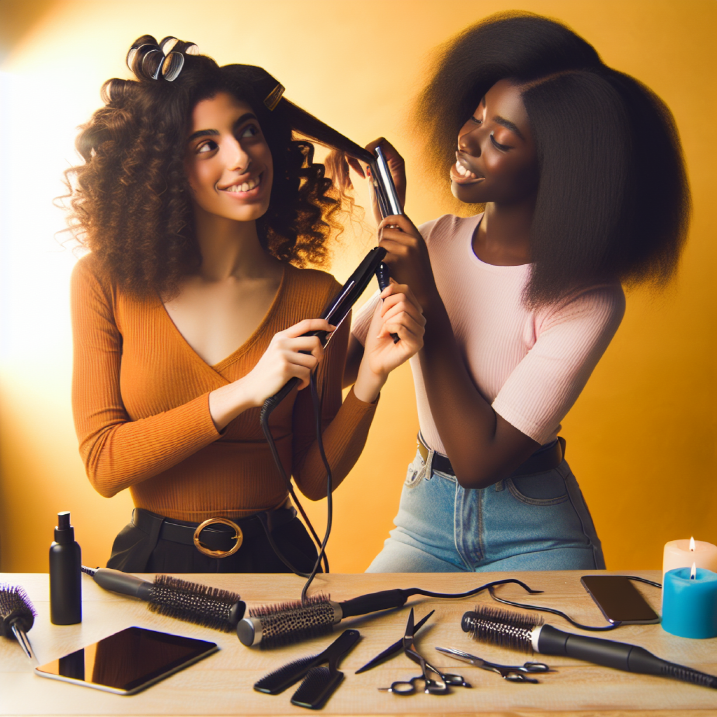 커플 우정 헤어 챌린지