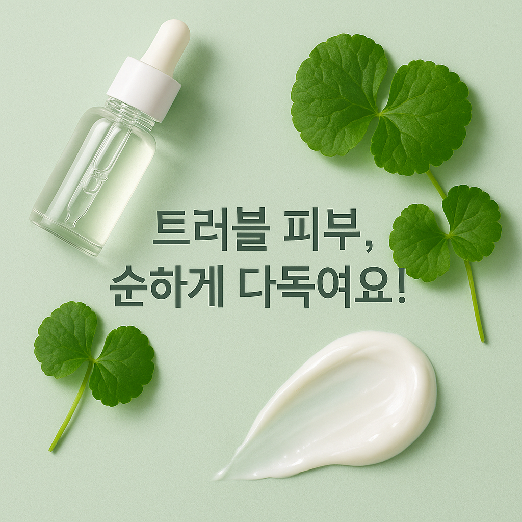 트러블 피부 저자극 스킨케어 추천템