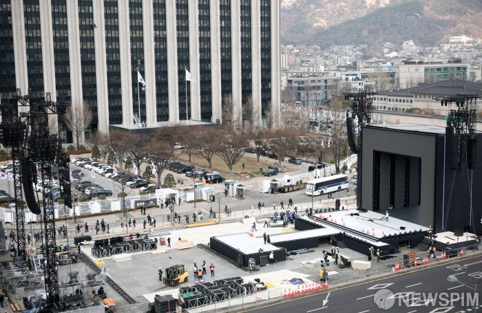 광화문 도로 사진