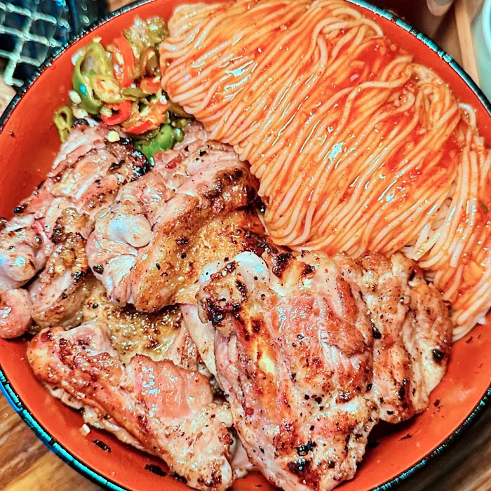 고기서만나 강남, 압구정 로데오 닭고기 염통, 근위, 연골, 안심, 목살, 사이소금 허벅지살 맛집