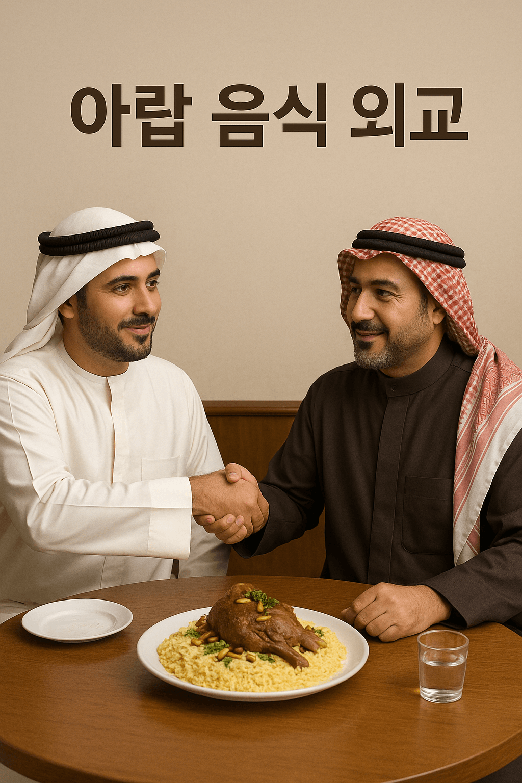 아랍 음식 외교와 만사프 협상 테이블