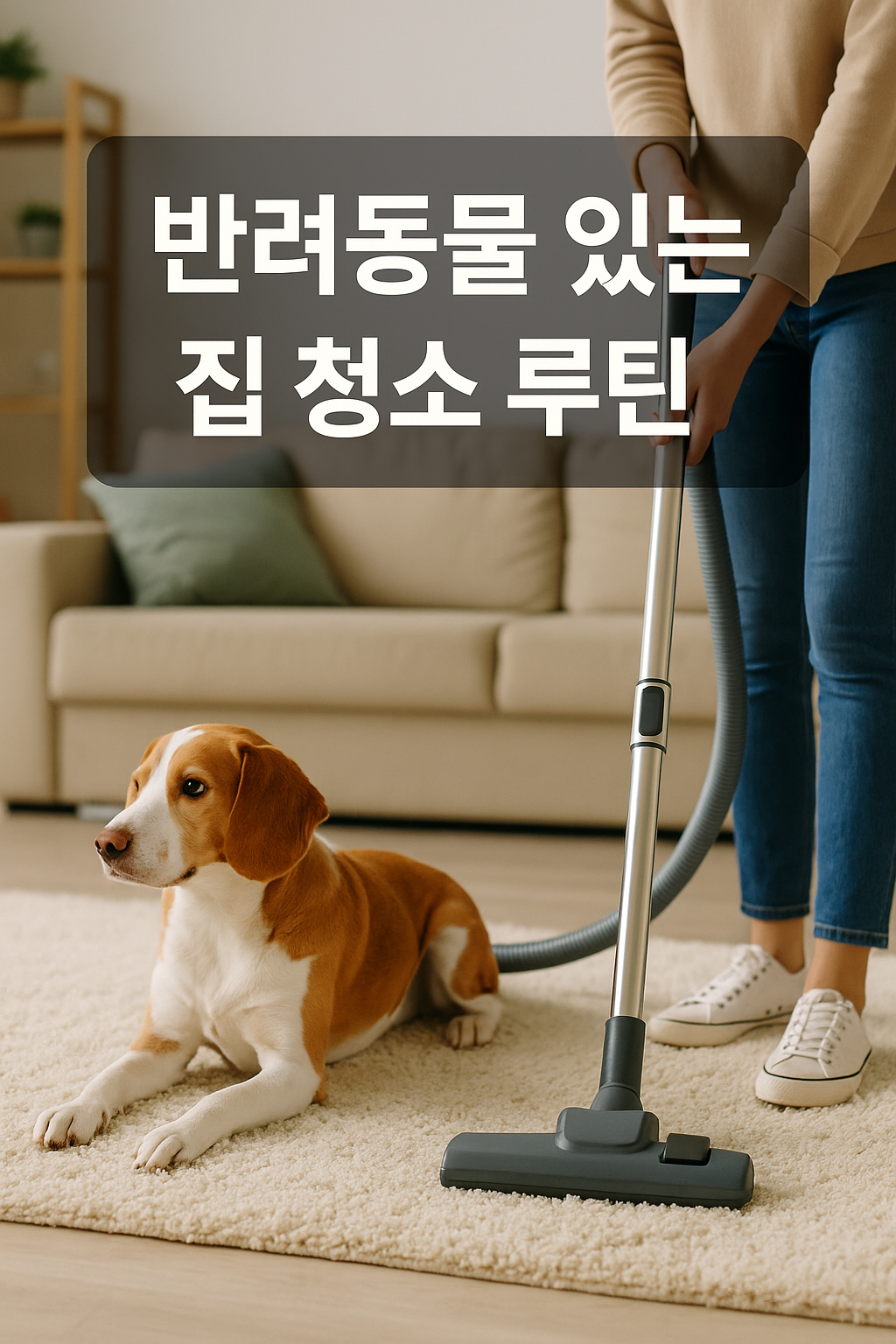반려동물 있는 집 청소 루틴