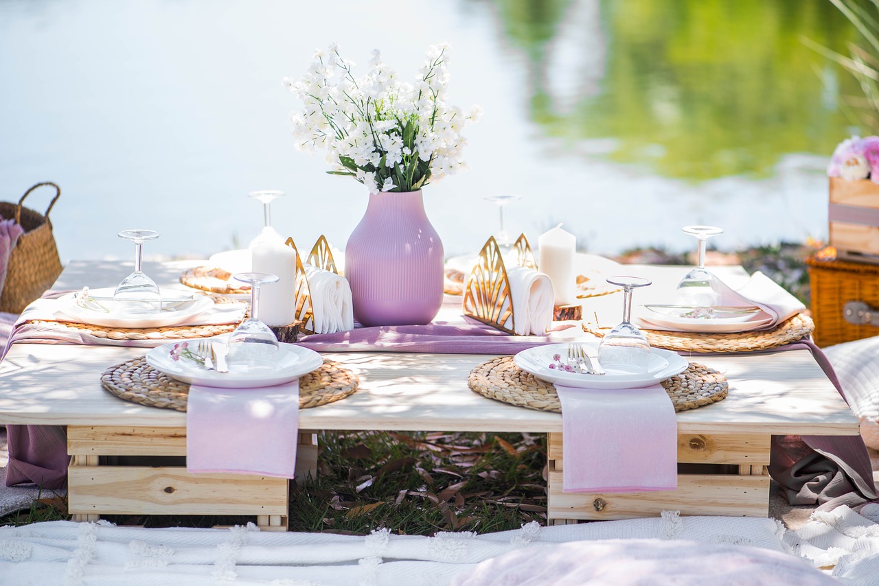 a picture of a picnic spot