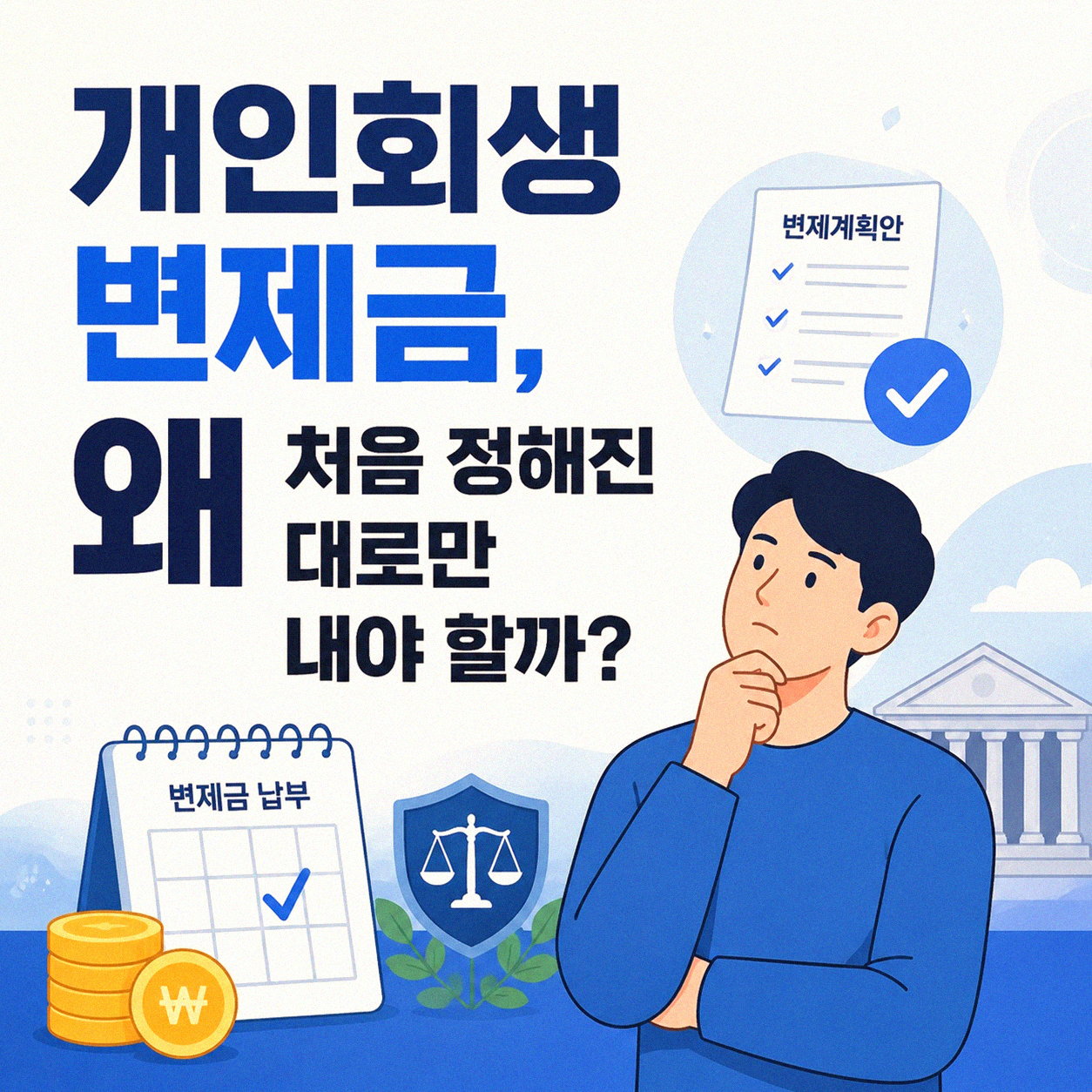 개인회생, 변제금 너무 부담스러울 때 조정 가능한가요?