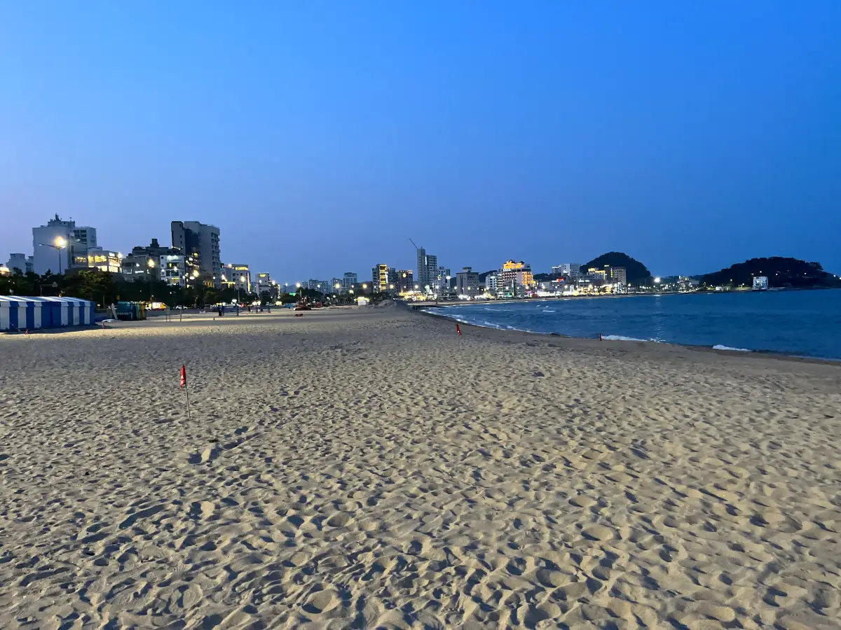 송정-바다-야경-사진2