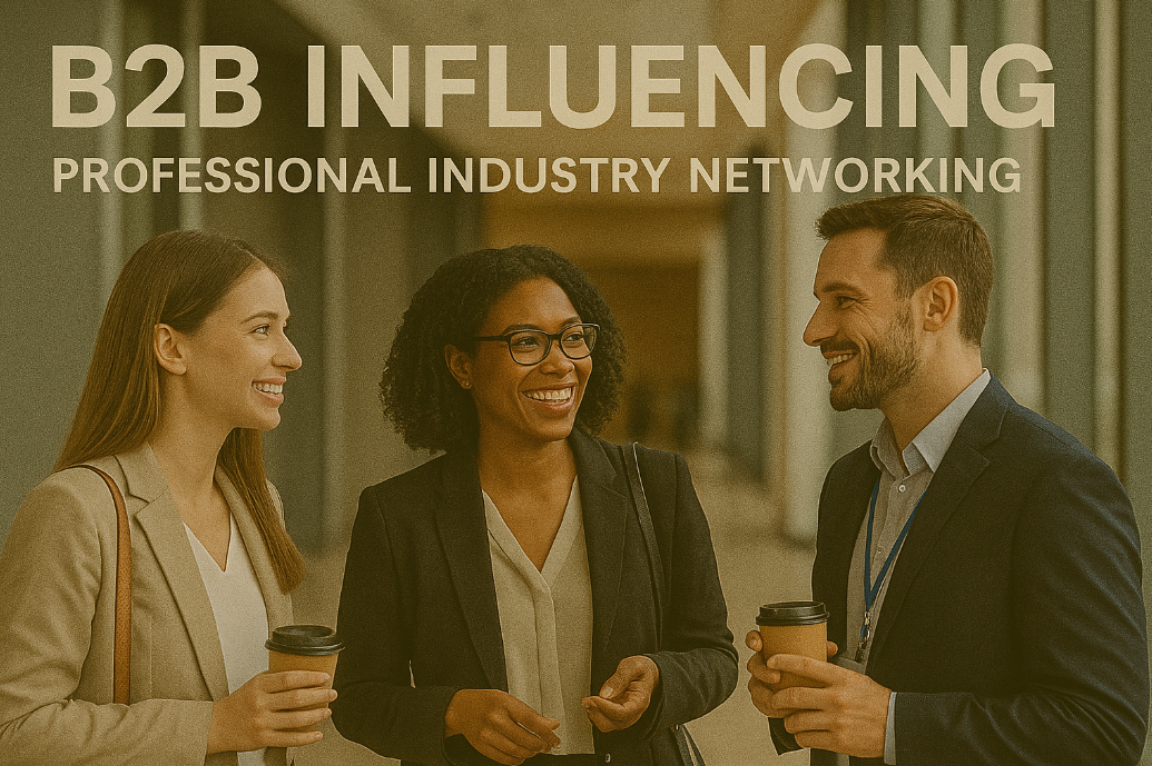 B2B 인플루언싱으로 전문 분야 사업 네트워킹 수익화