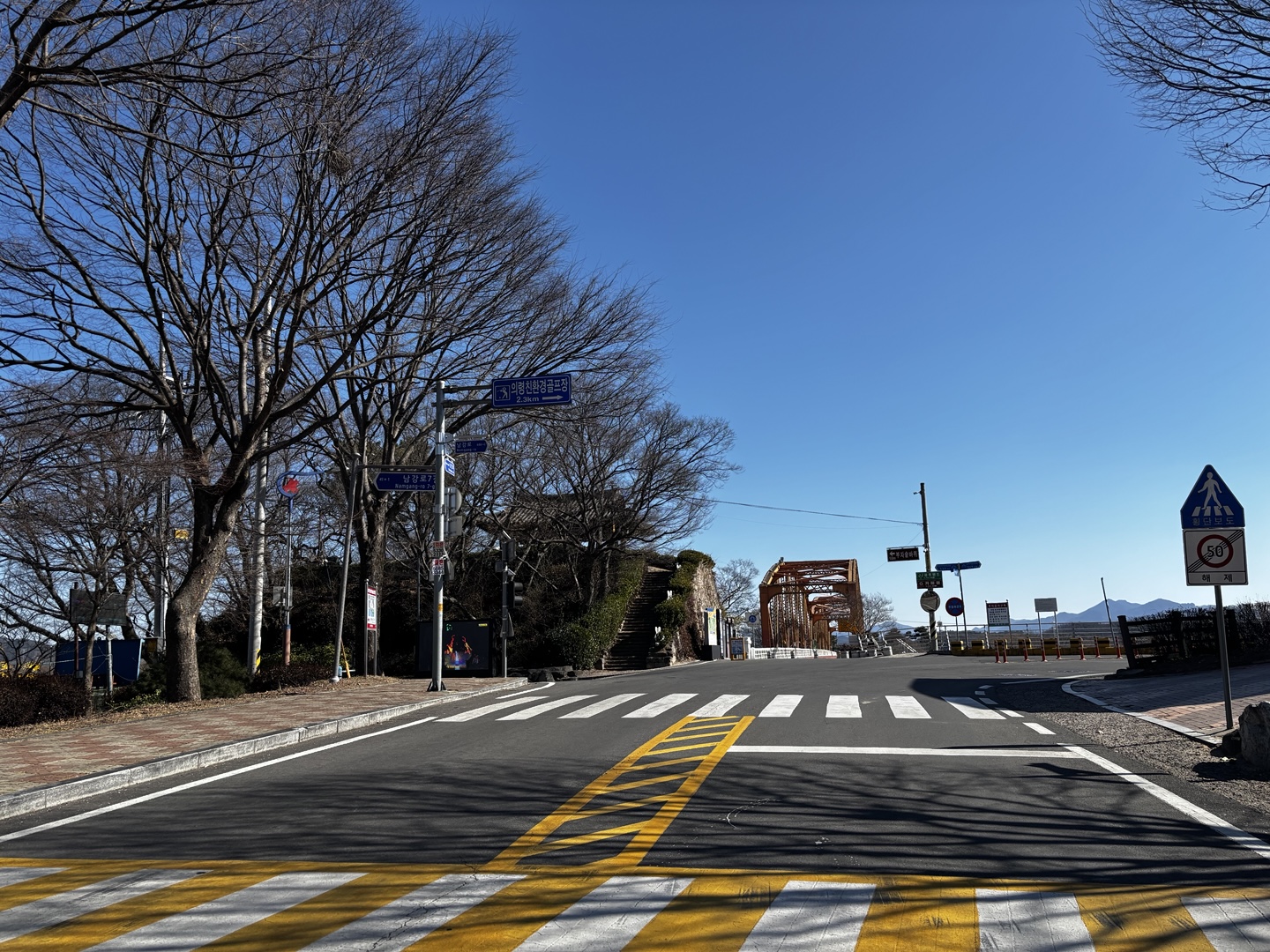 정암철교 입구