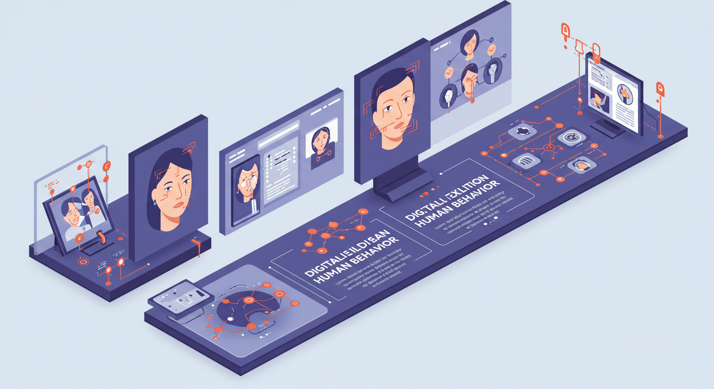 인간 행동의 디지털화 (Digitalizing Human Behavior). 인간의 행동 패턴을 디지털 데이터로 분석하고 활용하는 기술