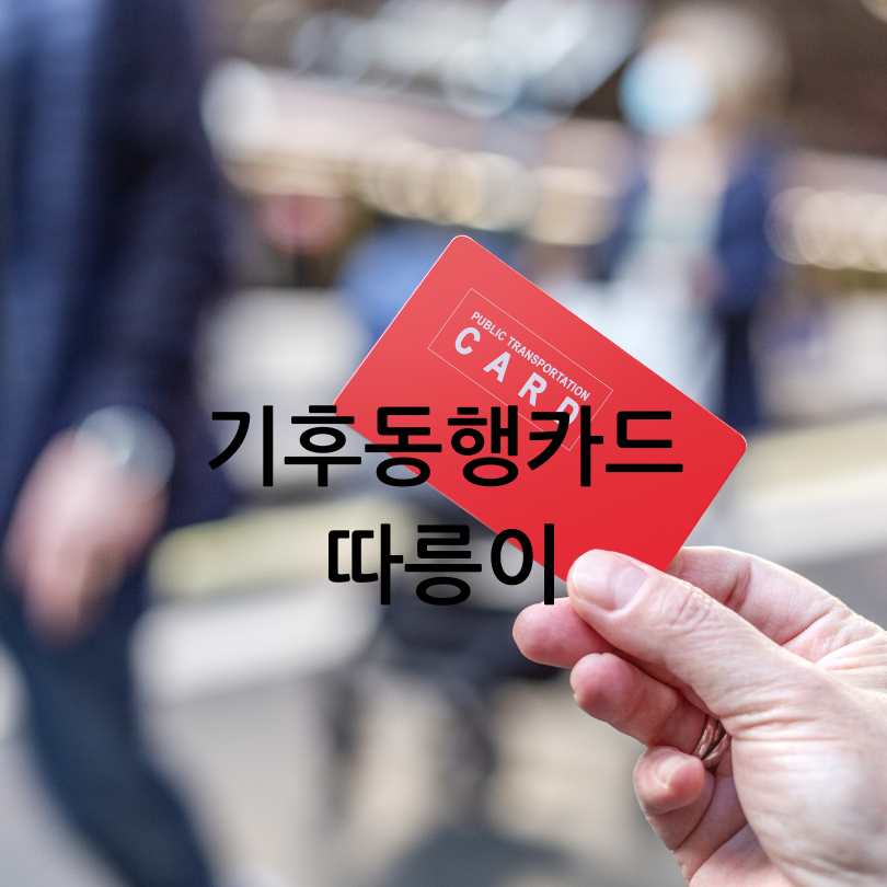 기후동행카드로 따릉이 타는 방법