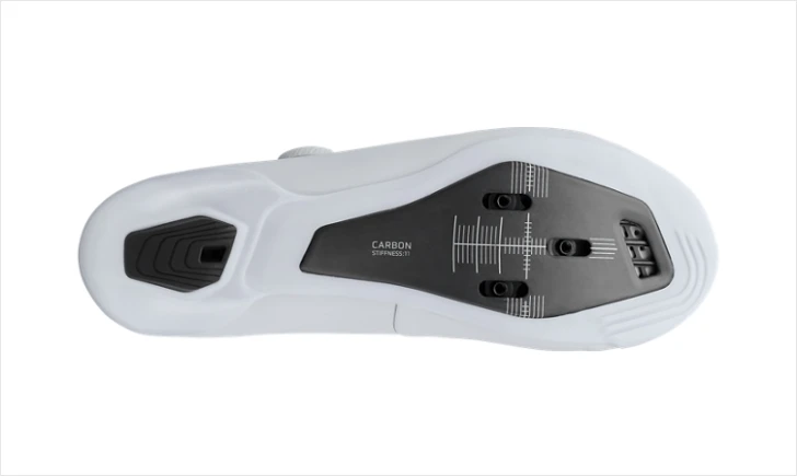 시마노 SH-RC810 카본 밑창 클릿 전후 좌우 조절 눈금과 장착 홀