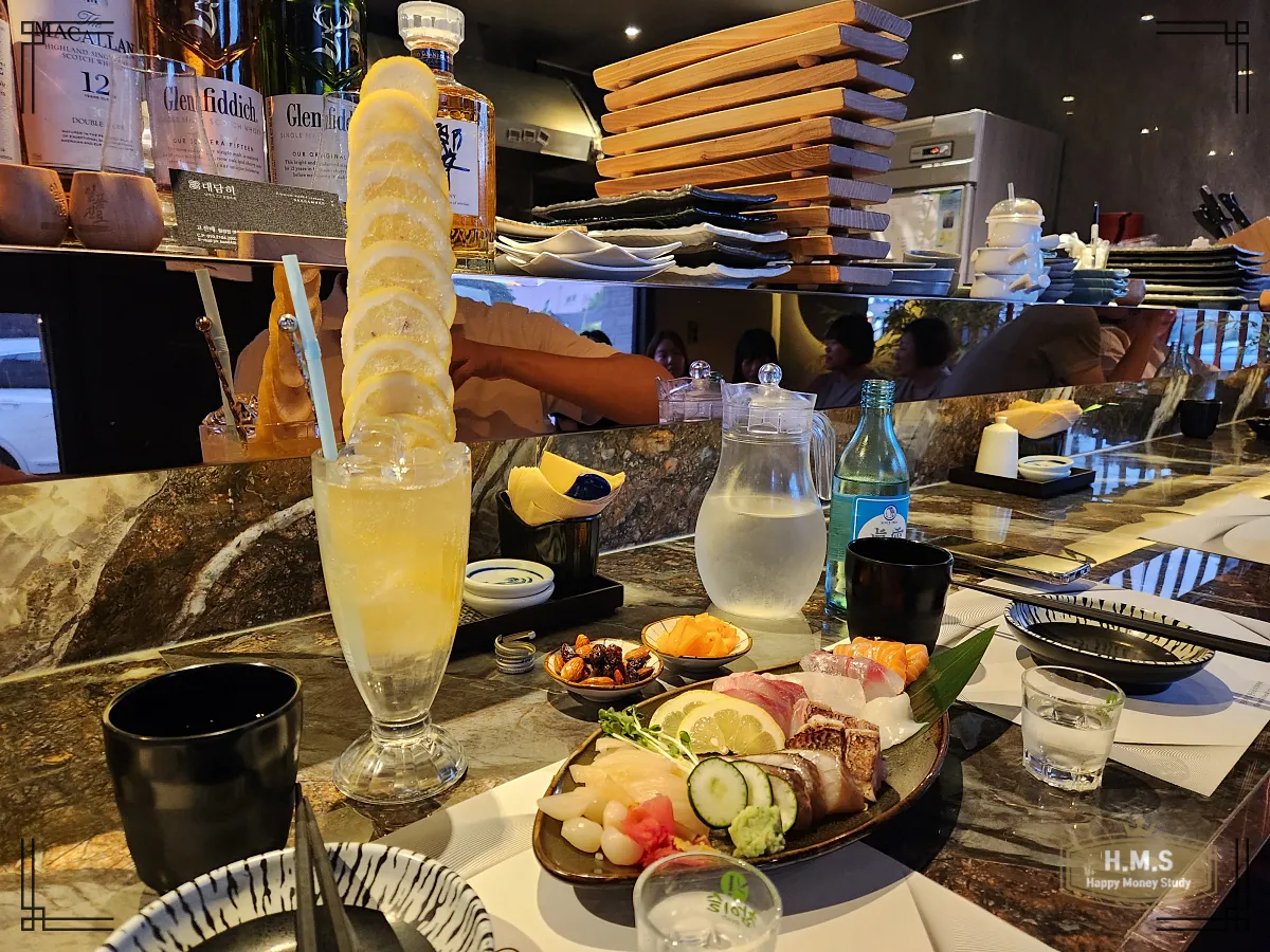 대구-달서구-이자카야-대담히-안주-레몬탑-하이볼