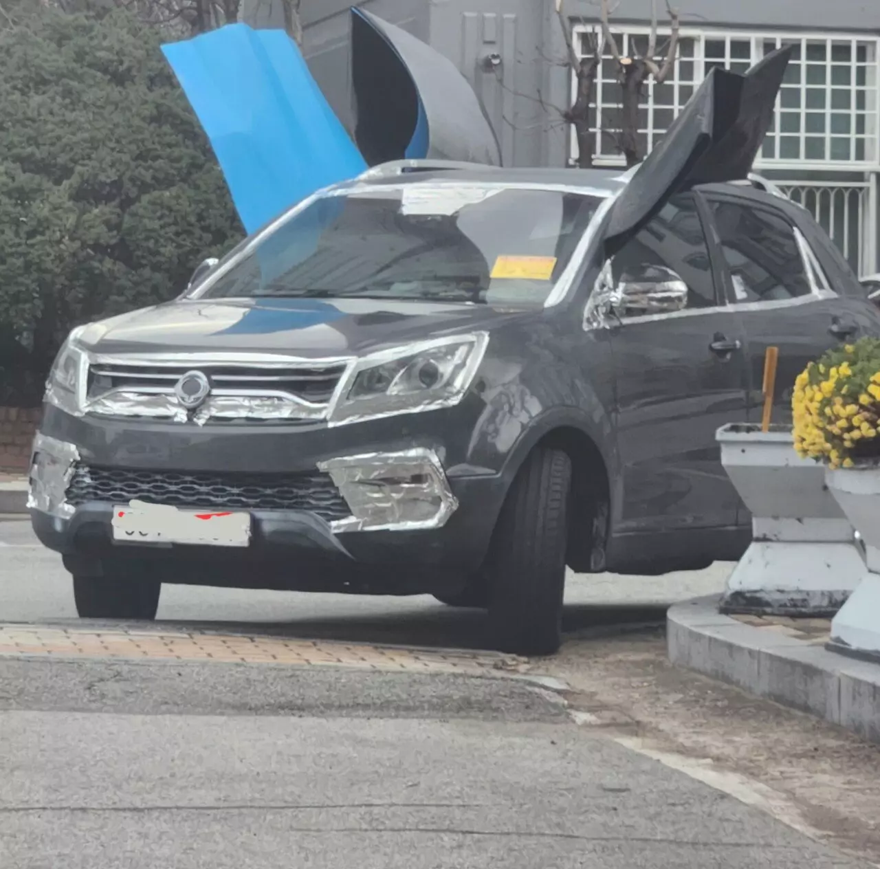 어느 아파트 '조현병' 아줌마의 주차